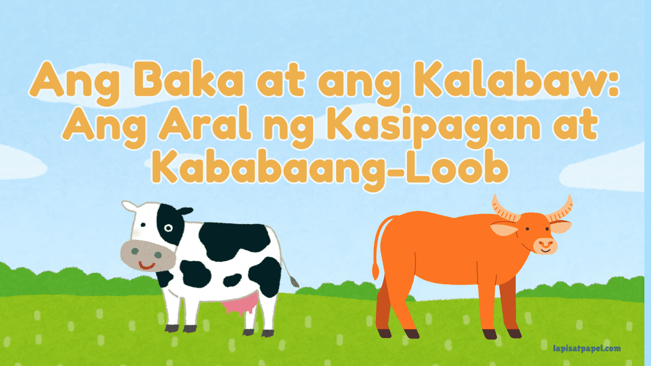 Halimbawa ng pabula - ang baka at kalabaw