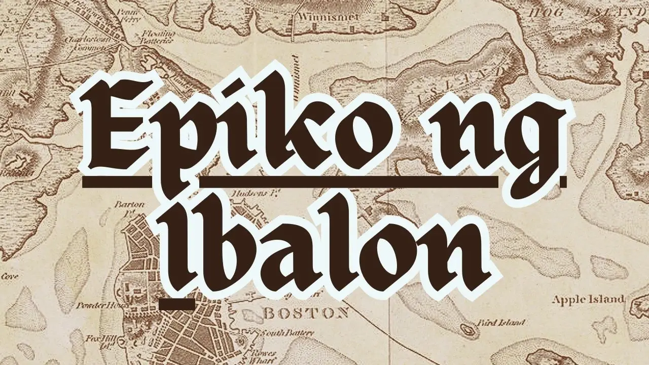 Epiko ng Ibalon - lapis at papel